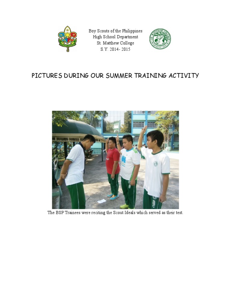 BSP Summer Training Highlights 2014-2015 | PDF