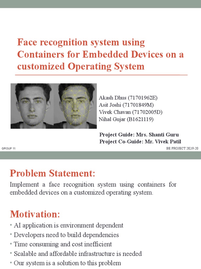 Face Recognition System Using Containers For Embedded Devices On A ...