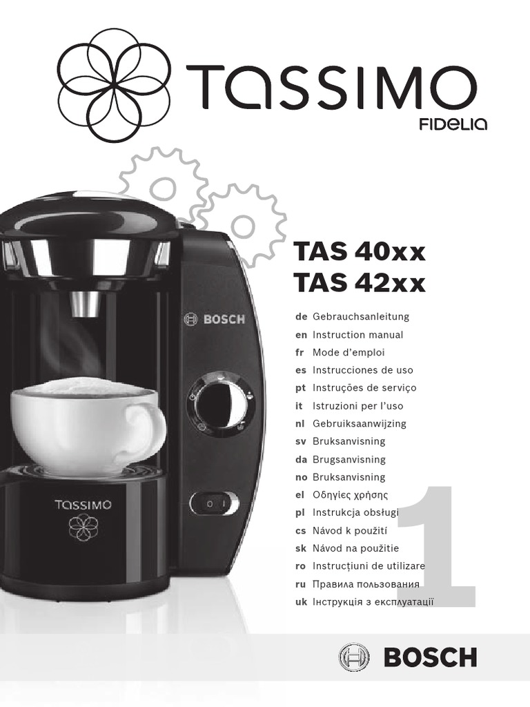 Bosch Tassimo PDF | PDF