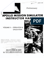 Apollo Mission Simulator Instructor Handbook VOLUME II Operation and Utilization