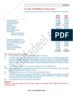 Question 2: Ias 7 Statements of Cash Flows: The Following Information Is Relevant