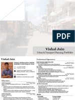 Vishal Jain - Urband & Transport Planning Portfolio