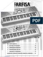 User manual for portable keyboard with MIDI connectivity