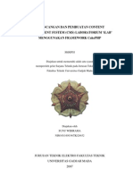 Download Perancangan dan Pembuatan CMS iLab - Bachelor Degree Final Report by Sunu Wibirama SN46241607 doc pdf
