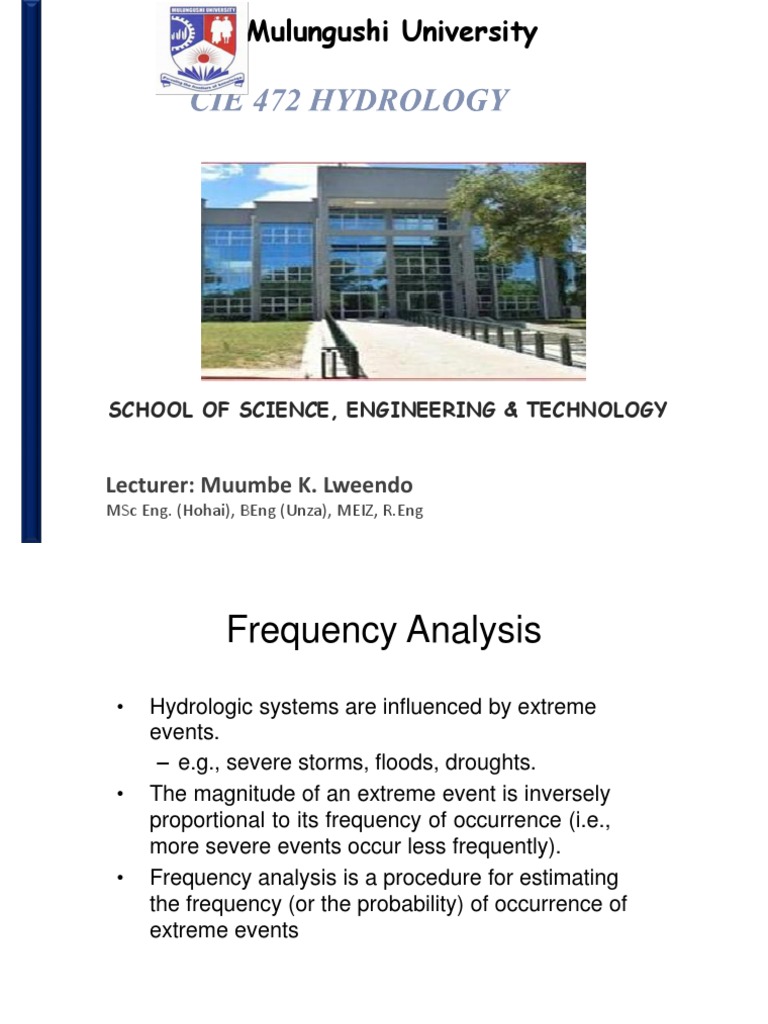 Flood Analysis 1 Pdf Pdf Flood Bias Of An Estimator