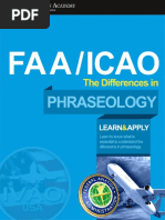 ICAO-FAA difference in phraseology