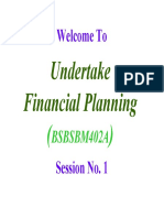 PDF of Undertake Financial Planning - Lesson No 1