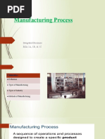 Manufacturing Process: Integrated Business BSA 1A, 1B, & 1C