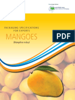 Mangoes: Packaging Specifications For Exports