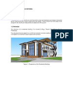 Structural Design Criteria: Figure 1. Perspective of The Residential Building