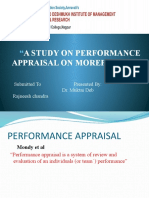 A Study On Performance Appraisal On Morepen Lab