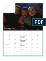 2011 Youth Calendar