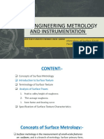 Metrology of Surface Finish