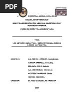 El Método Inductivo-Deductivo (Monografía)