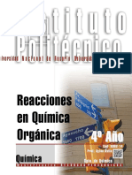 8402-15 QUIMICA Reacciones en Química Orgánica