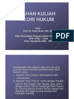 Bahan Kuliah Teori Hukum Power Point