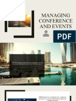 Managing Conference and Events PPT 1 Aprilie