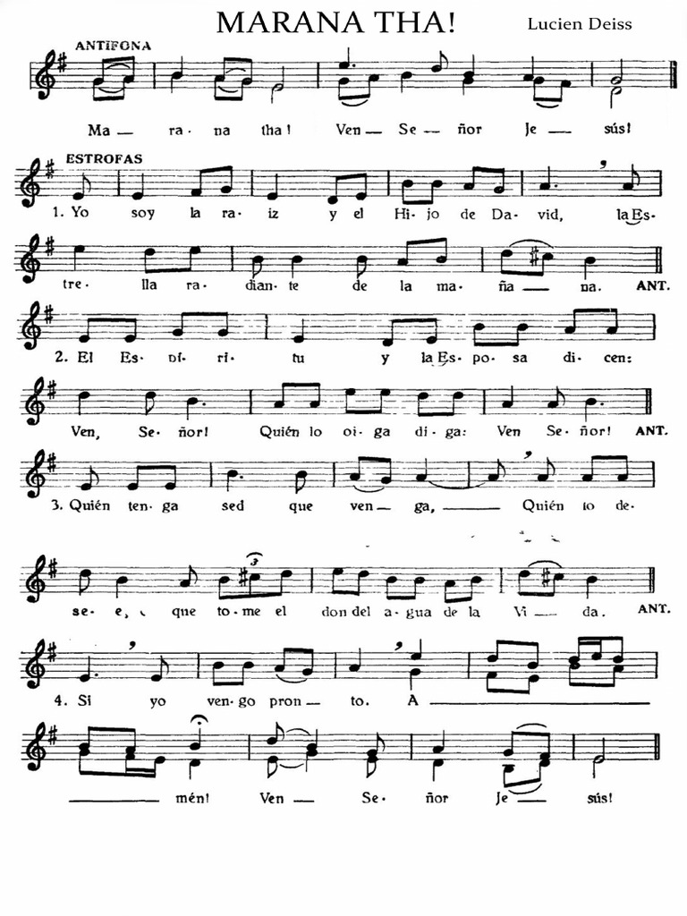 Maranatha Lucien Deiss PDF PDF