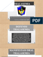 Thalasemia: Dr. Indah Lestari, SPPD