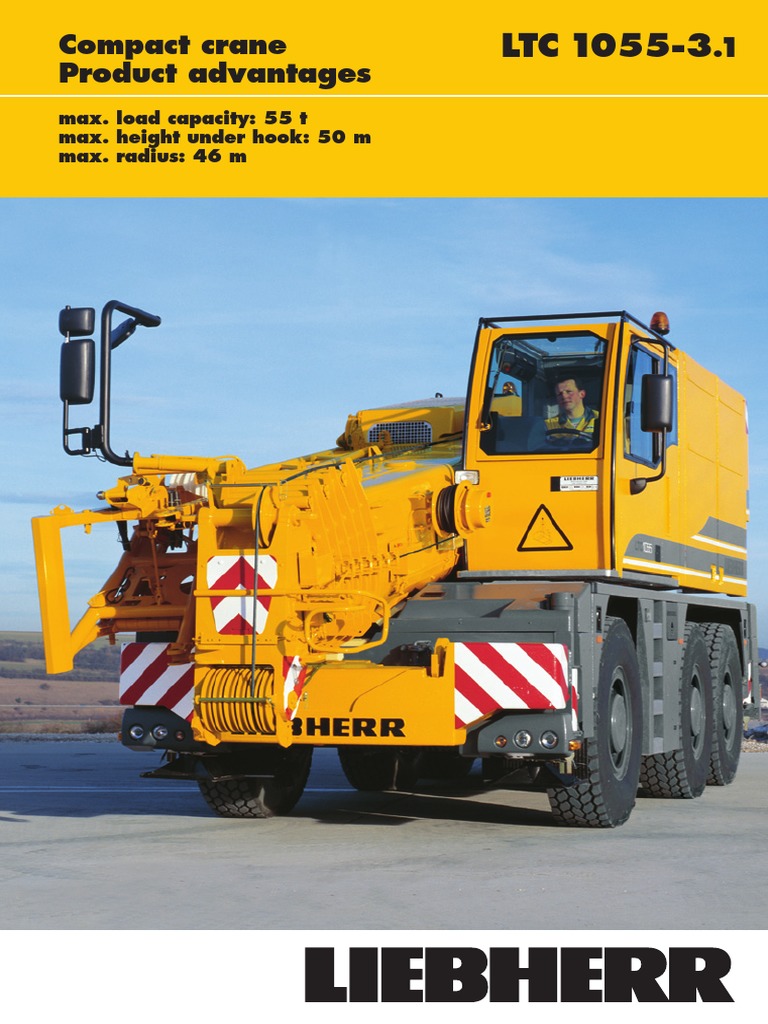 Compact Crane LTC 1055-3.1 Features | PDF | Crane (Machine) | Steering