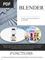 Blender: Types and Functions of Blender