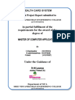 In Partial Fulfilment of The Requirements For The Award of The Degree of