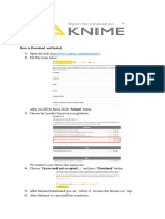 How to download, install, and create basic workflows in KNIME