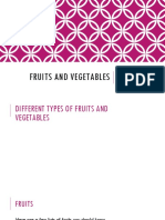 Fruits and Vegetables: Grade 1 English