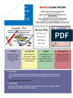 Mathematics Course Syllabus