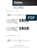 Aula 1 - Módulo 4: V7 (Dominante Primário) I (Tônica) G7 C