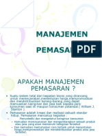 Manajemen Pemasaran 160610064813