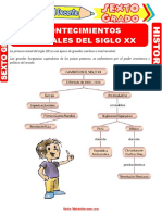 Acontecimientos Mundiales Del Siglo XX para Sexto Grado de Primaria