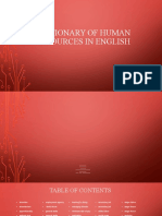 Dictionary of Human Resources in English