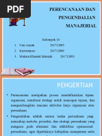 Kelompok 10 - Akuntansi Pararel - Perencanaan Dan Pengendalian Manajerial