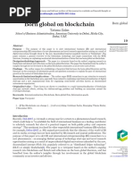 Born global on blockchain