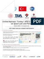 United Nations/ Turkey/ APSCO Conference On Space Law and Policy