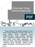 Intervensi Terapi Desferal Pada Anak