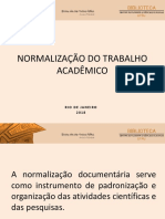 Normas acadêmicas: padronização e organização da pesquisa