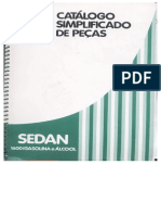 Catalogo Simplificado de Peças - Fusca 1600