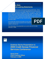 2009 Credit Suisse Document