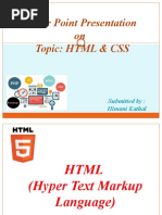 HTML & Css Syllabus PDF | PDF | Html | Html Element