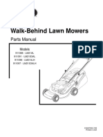 Walk-Behind Lawn Mowers: Parts Manual