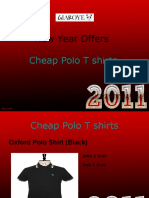 New Year Offers: Cheap Polo T Shirts