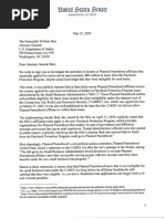 SIGNED Cotton, Colleagues Ltr to AG Barr Re PPP Loans