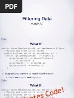 Filtering Data: Matchall