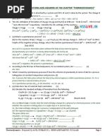 Previous Hse Questions and Answers of The Chapter "Thermodynamics"