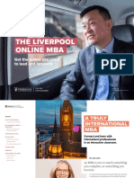 The Liverpool Online MBA - Get the power you need to lead and innovate