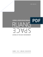 Ruang: Jurnal Lingkungan Binaan