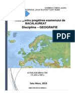 Teste Bac Geografie 2019