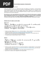 Plan de Trabajo - 27 Abril Al 8 Mayo